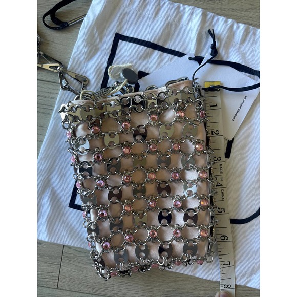 Paco Rabanne Light Pink 1969 Mini Shoulder Crossbody Bag - Picture 8 of 8